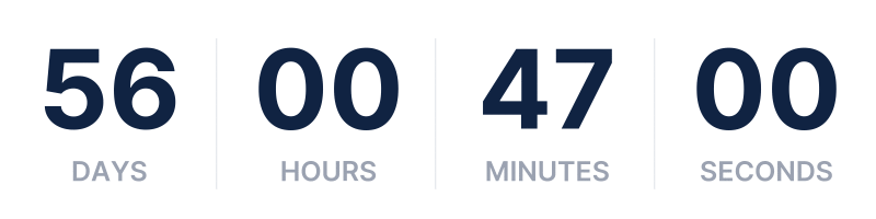 Countdown to Sep 1, 2026 06:00pm